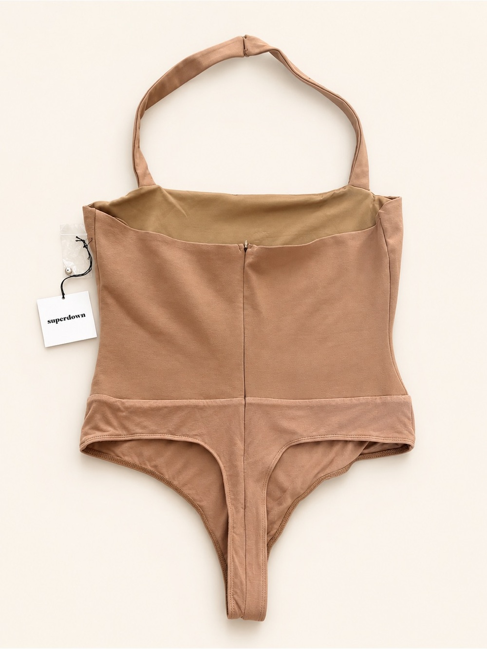 Superdown Nude Halter Bodysuit – NWT – Size XL - Picture 2 of 4